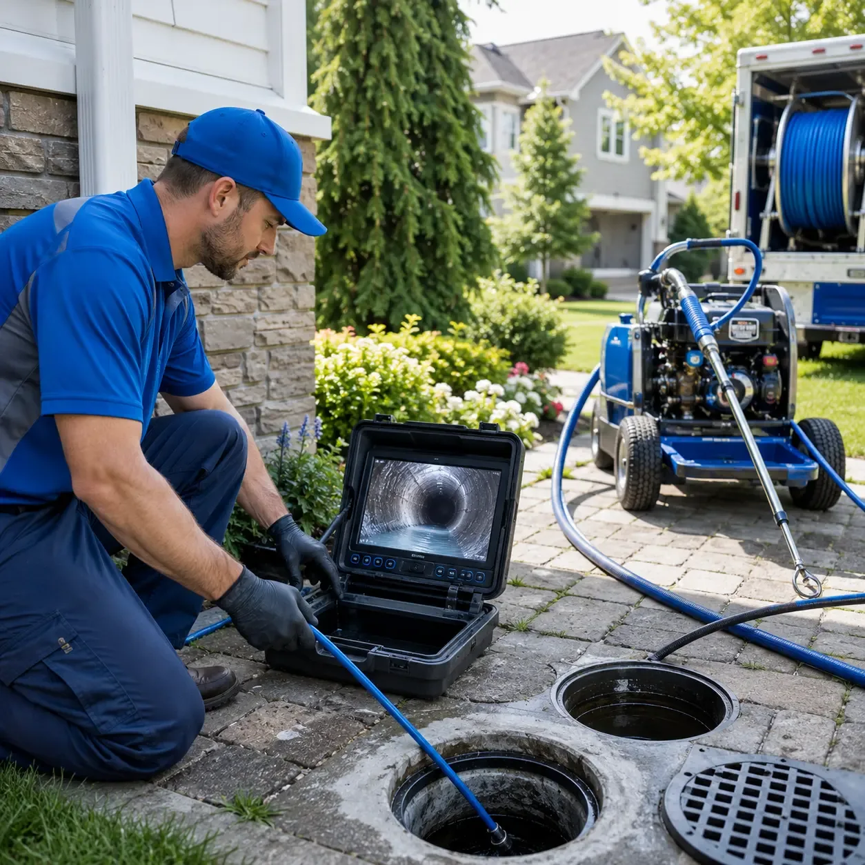 Outdoor drain cleaning professionals serving Lexington, OK